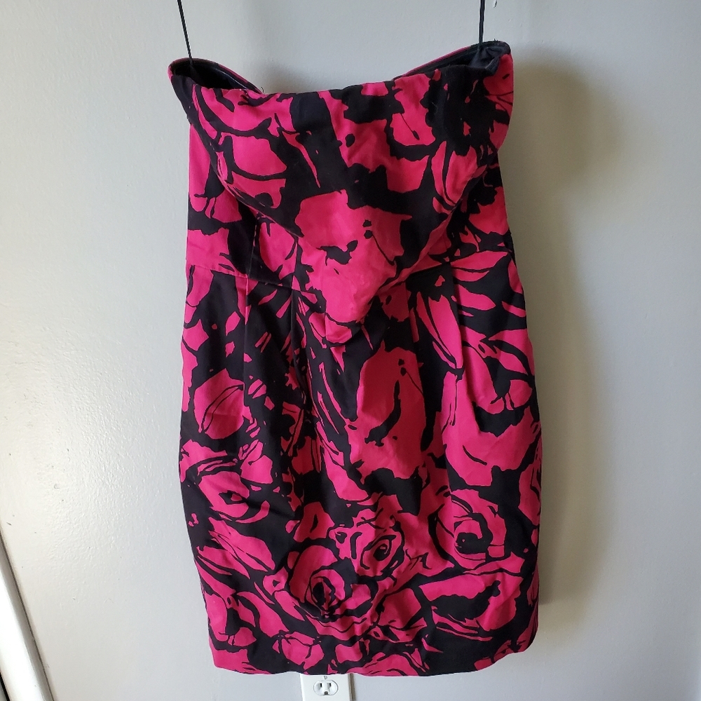 Express Strapless Cocktail Dress